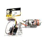 KIT COMBO MOTOR E ESC BRUSHED ESCOVADO ORIGINAL PARA AUTOMODELO HUNTER / WOLF / RAZ-R / CAGE-R DHK H112 E H139
